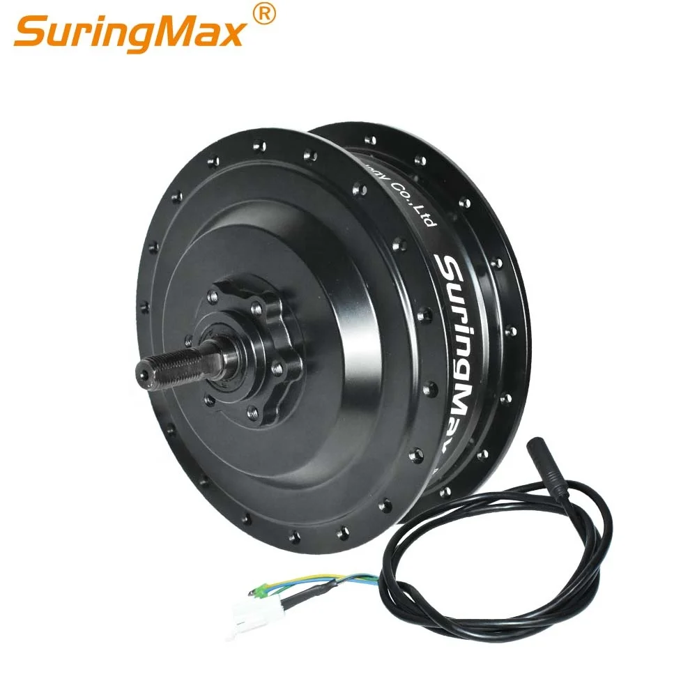 500W Brushless Hub Motor Kit for Electric Bikes - Waterproof 9 Pin