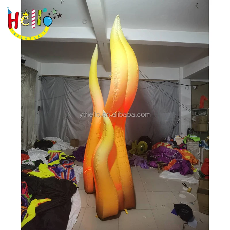 Under the Sea Theme Event Stage Background Custom Lighting Party Inflatable Seaweed Decoration