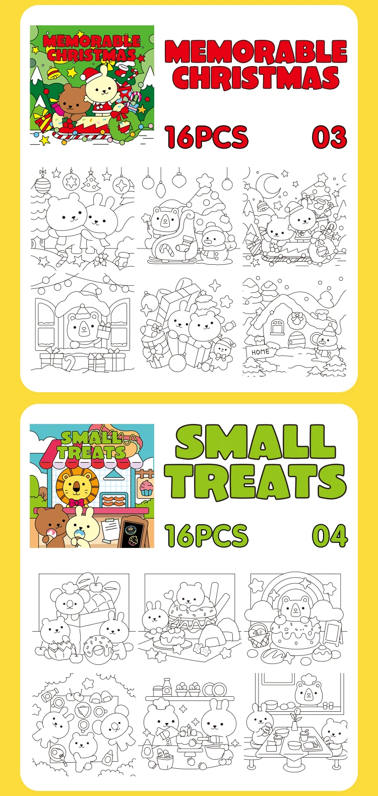 product custom wholesale factory paper printing service oem simple 2026 ins cute early education coloring books for kids adult-8