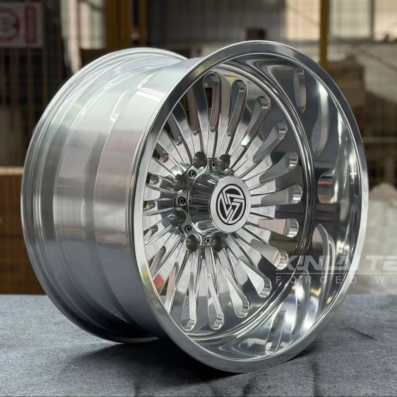 XL Forged Wheel 22x12 24X14 26x14 28x14 Inch 8x6.5 8x165.1 8x180 Polished Chrome for F-150 F450 RAM1500 - Image 5