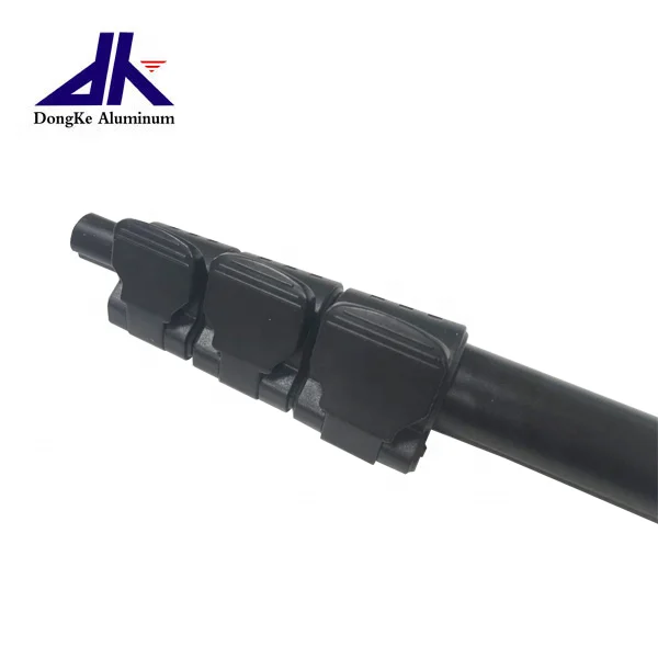 Customized 6063 Flip Clamp Locking Aluminum Telescopic Tube