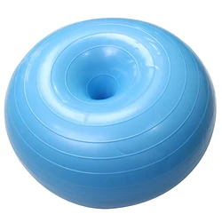 Auxiliary Home Office Yoga Balance Fitness Doughnut Yoga Ball Pilates Balls Exercise Improves Core Strength Fitness Ball