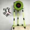 Bersaglio circolare da lancio, altezza 113 cm - diametro 40 cm.