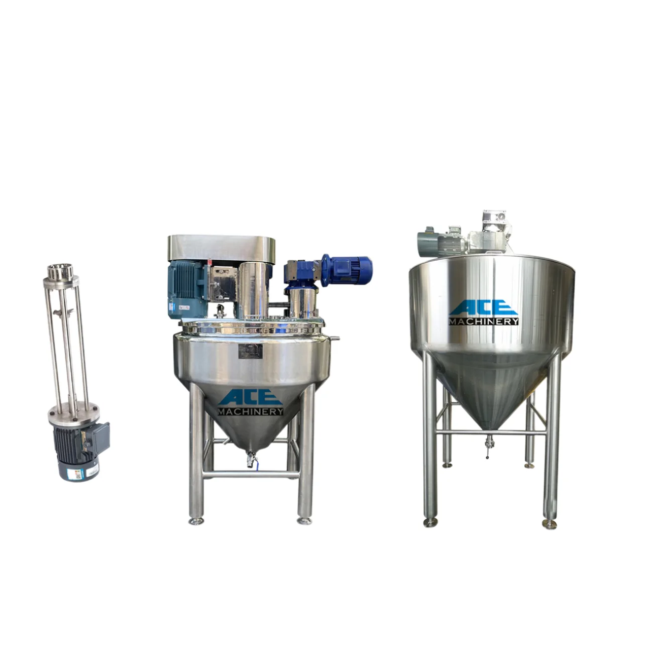 Vertical Mixing Of Caustic Soda For Strong Alkali Products Stainless