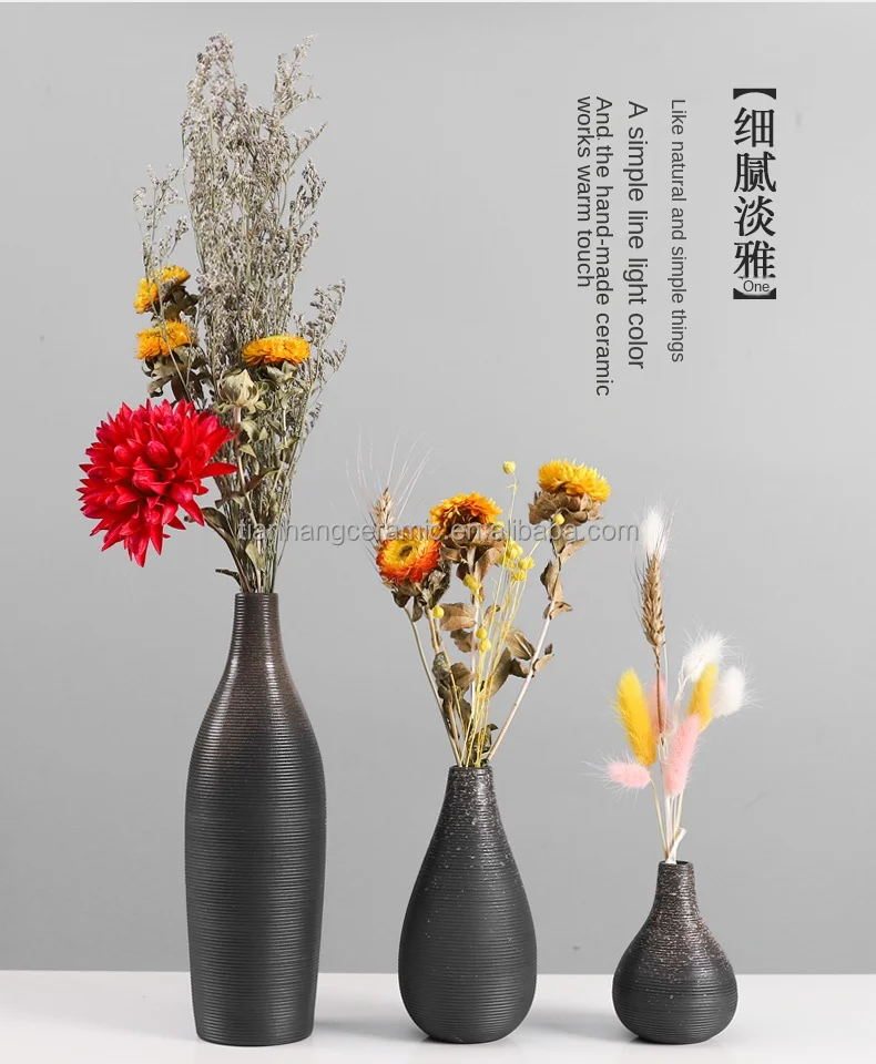 Custom Logo High Quality Chinese fashion glaze vases brushed ceramic refractory porcelain for interior bar decoration gifts.jpg