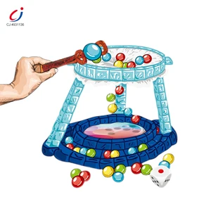 Chengji Mini Ice Breaking Game Dont Drop the Balls Tabletop Challenge Portable Ice Breaking Machine Game