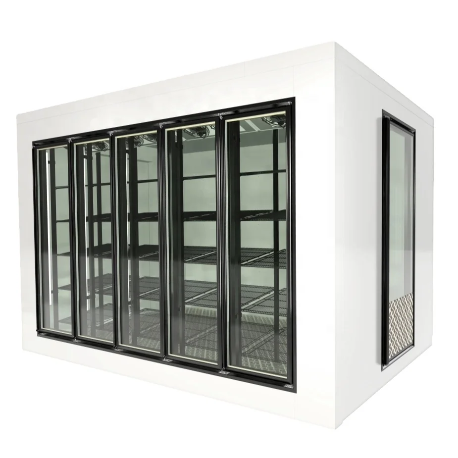 Service and Viewing Window Glass Door and Frame