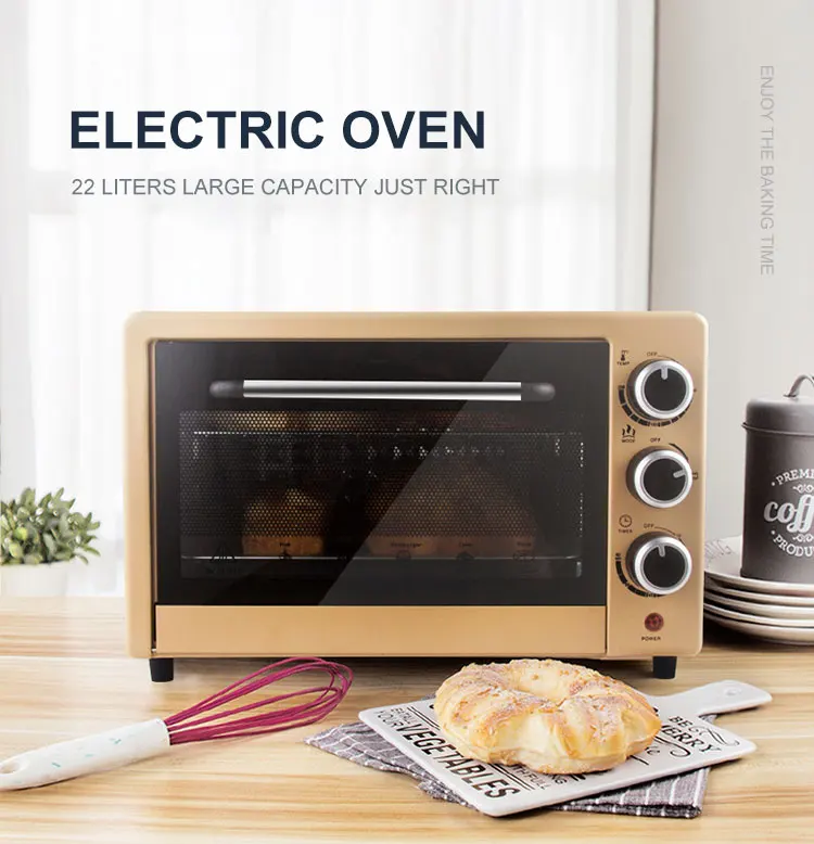 Mini-oven 20L Multifunctional Household Electric Oven Timing Baking Roaster  Grill Cake Pizza Breakfast Baking Machine