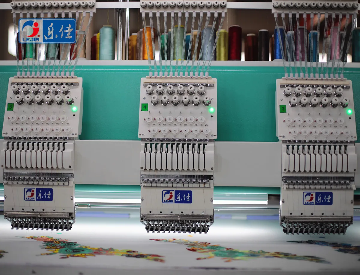 LEJIA 6 Head Computer Embroidery Machine China Good Price