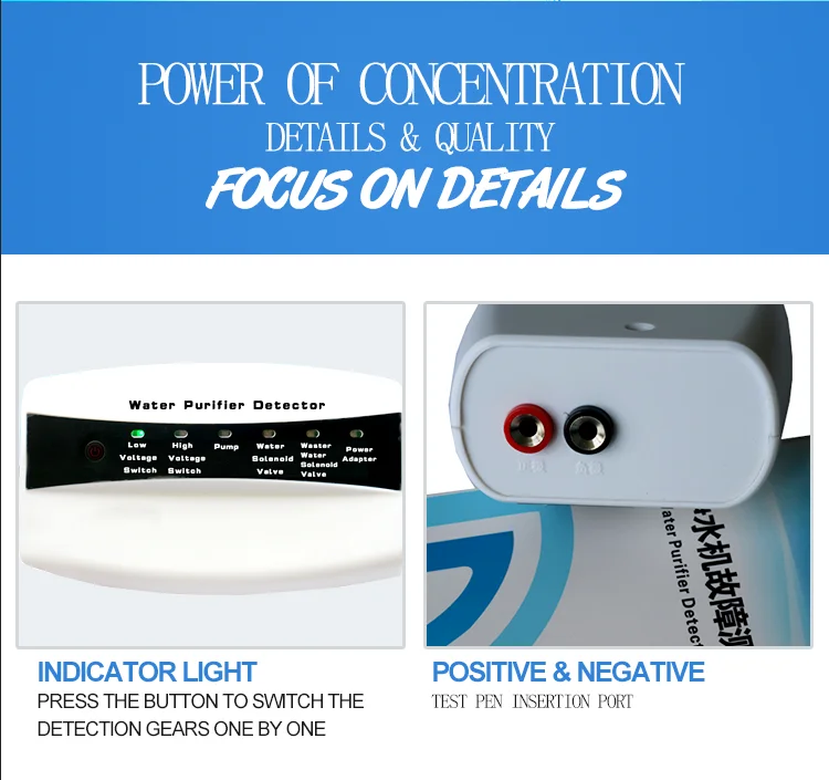 Water Purifier Instrument Portable Drinking Water Machine Detector Water Purifier Testing ...