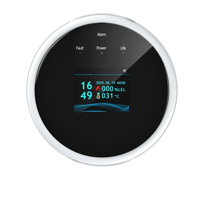Tuya WiFi GAS LPG Leak Sensor alarm Fire Security detector APP Control Safety Smart Home Leakage Sensor Support Smart Life App