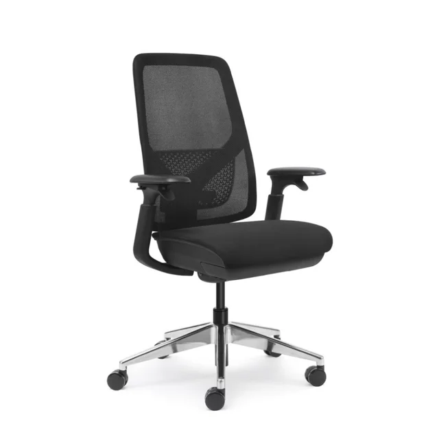 UINTO Pro Ergonomic Office Chair Height Adjustable 4D Armrest Free Sample Modern Design Mid-Back Executive Mesh Chair Fabric