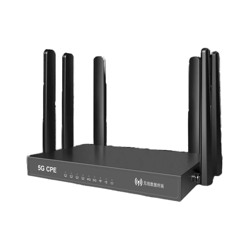 Dual Modes Gigabit Port IP30 Full Network Wireless Router for Home and Office POE SNMP QoS Functions SIM Card Plug and Play