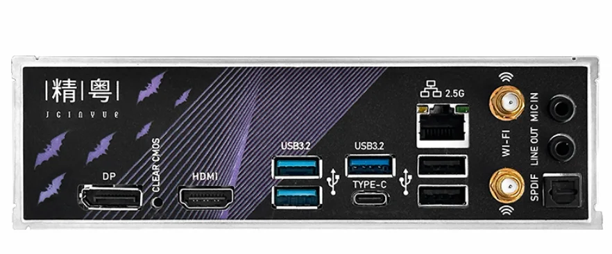 JGINYUE B650I Night Devil AM5 Mini-ITX Motherboard Supports 7500F
