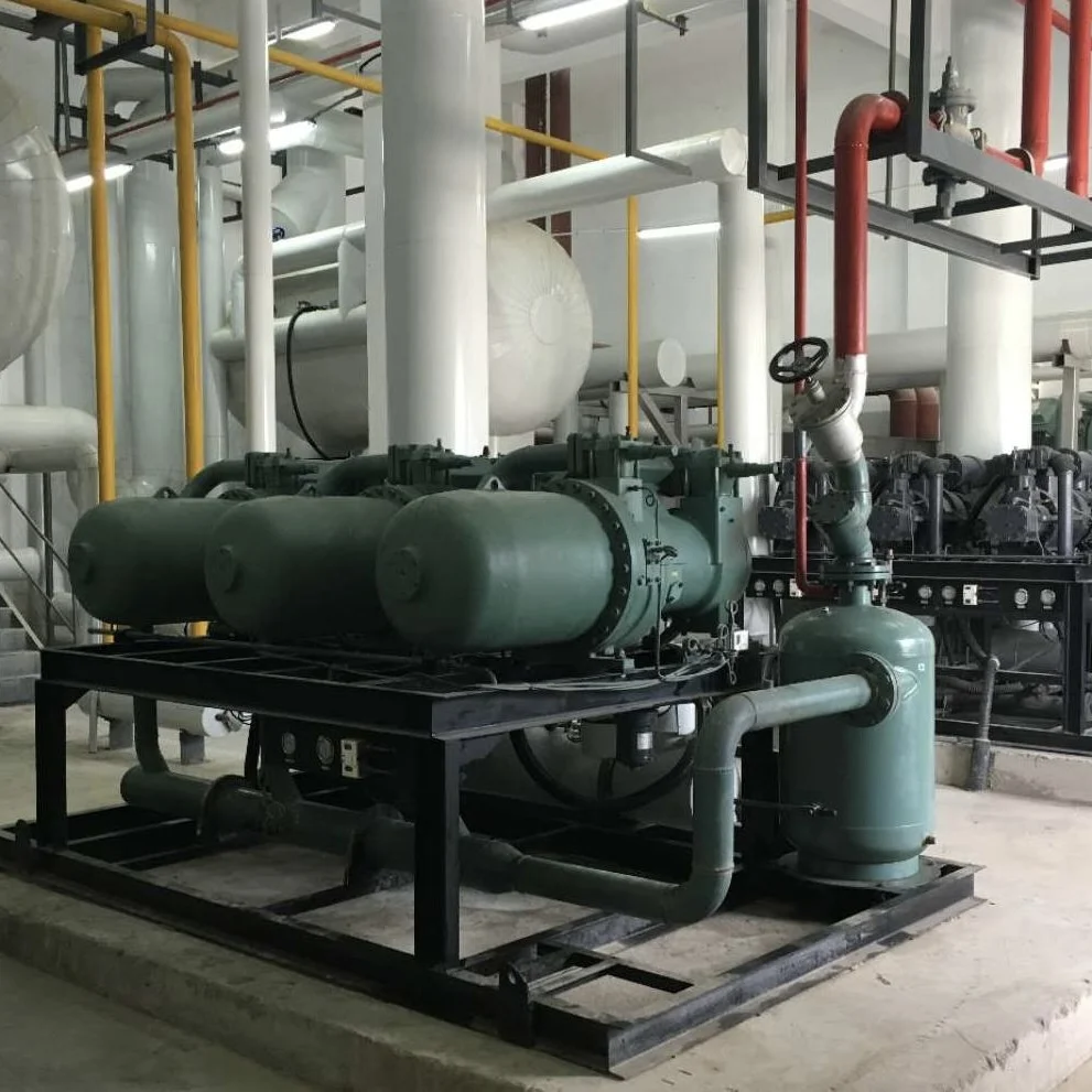 High productivity automatic motor driven spiral freezer for slaughterhouses
