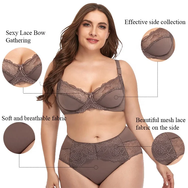 Breathable Thin Cup Big Size Bra