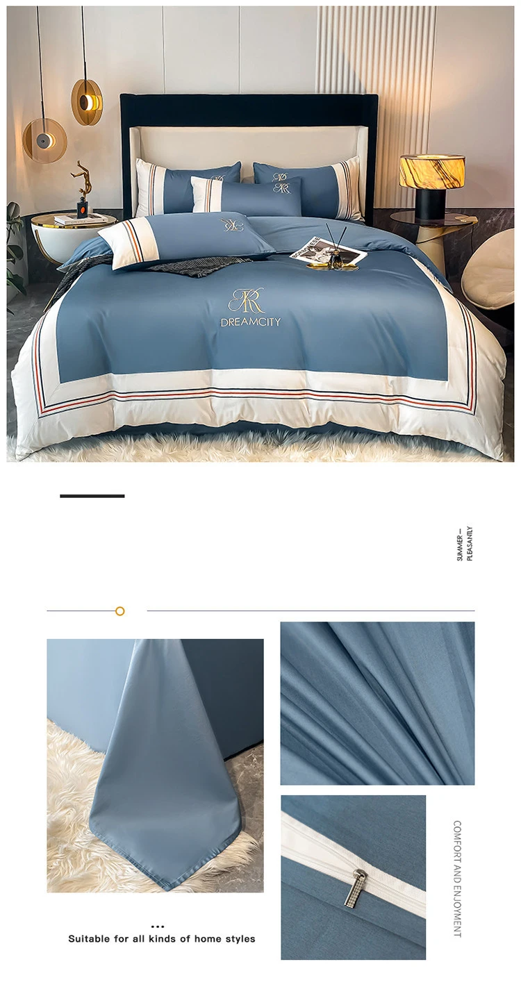 Luxury 5 Star Hotel Soft 100% Cotton King Queen Size Bedding Duvet ...