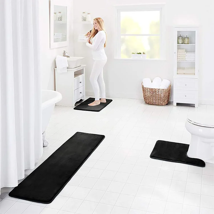 decorative bathroom rug sets