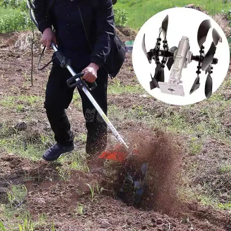 Four Stroke Knapsack Gasoline Lawn Mower High Productivity