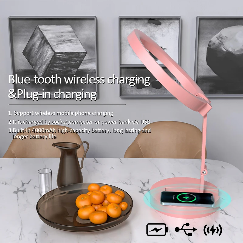 Многофункциональная портативная светодиодная подсветка с зеркалом для съемки и прямой трансляции