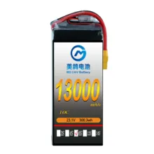 OEM 23.1V FPV Battery 13000mAh 10C UAV Drone Batteries China 6S Lipo Battery Fpv