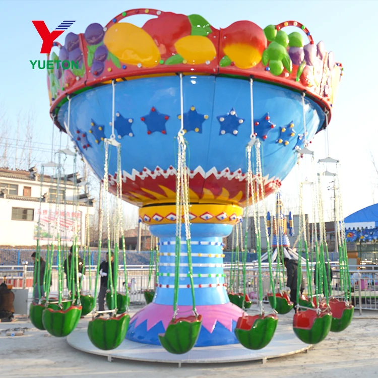 High Quality Factory Made Flying Swings Ride Kids Flying Chair Watermelon Flying Chairs Rides