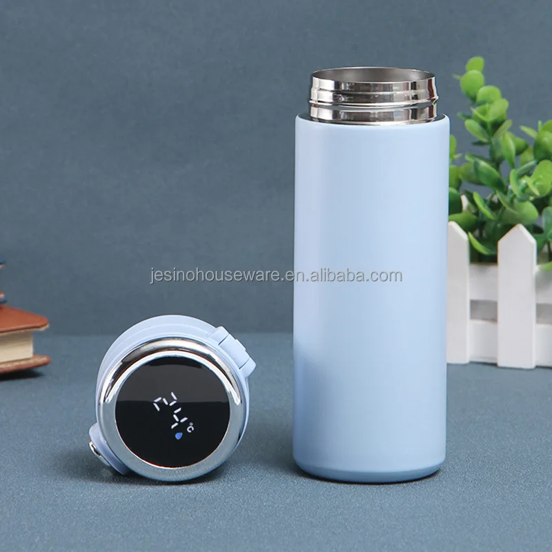 Smart Thermos Bottle 500ml Vacuum Flasks Led Digital Temperature Display  Stainless Steel Insulation Mugs Intelligent /JS