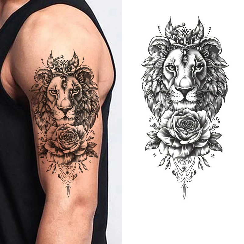Animal Design Temporary Tattoo Sticker Non-Toxic Waterproof and Sweat Proof Printed on Body Paper for Party Use
