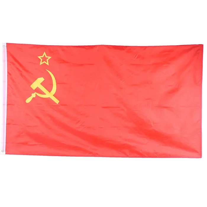 100d Polyester Custom Hot Revolution Union of Soviet Socialist Republics USSR Flag Russian Soviet Union Flag Soviet Flag