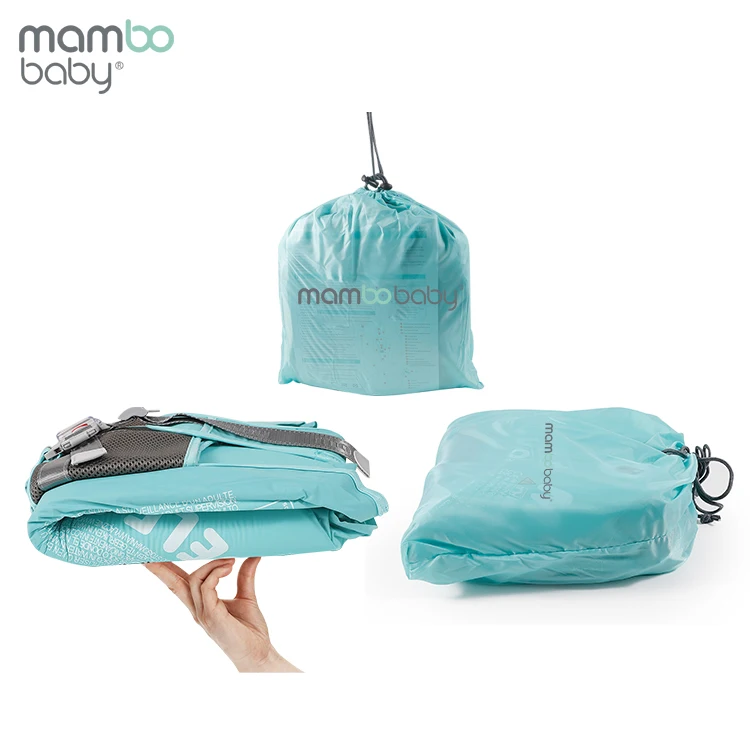 Mambobaby Self Inflating 3 to 24 Months Baby Float with Waterproof Canopy Hot Sale Customize Portable Swimming Floating