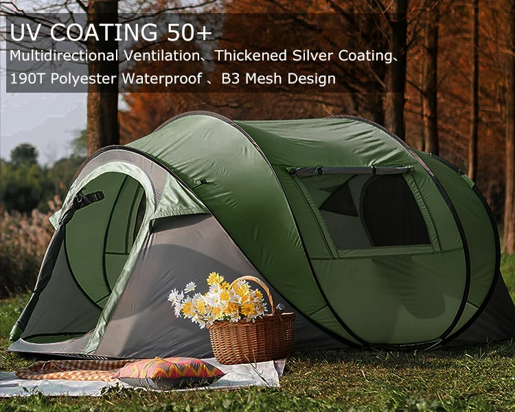 Homful Wholesale Outdoor Large Automatic Instant Tent Waterproof Camping Tents Pop Up Tents