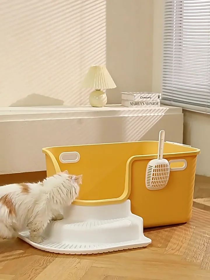 Wholesale Cat Litter Box & Accessories Semiclosed Luxury Cat Litter