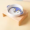 penguin bowl+wood stand