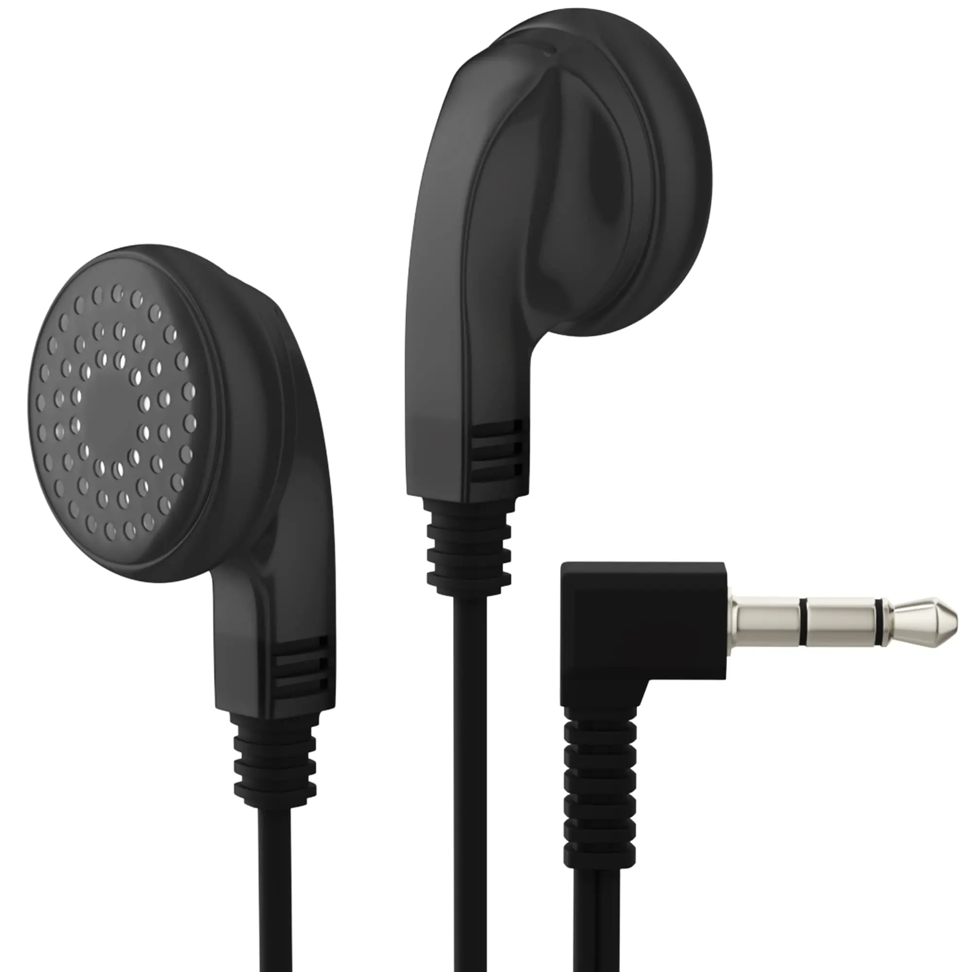 PVC Tour Bus Headset Colorful 3.5mm Jack Disposable Airline Headphone Customized Logo Wired Airplane Earphone