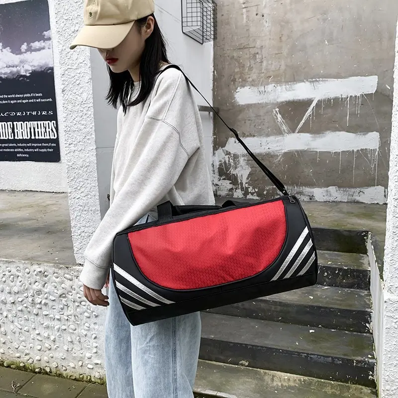 Scandinavian Nylon Packing Sport Custom Gym With Mat Carrier Cylinder