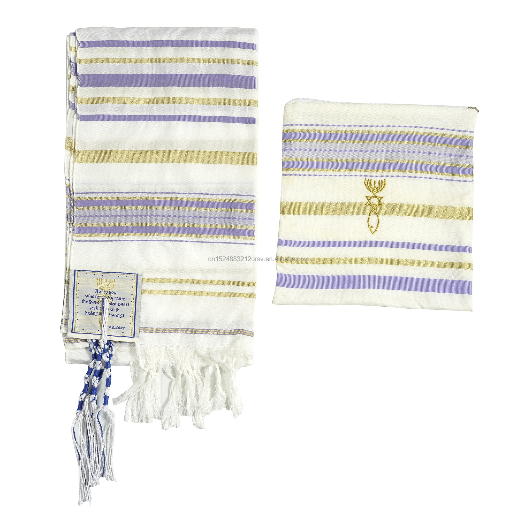 dropshipping talit prayer shawl 22x72 with