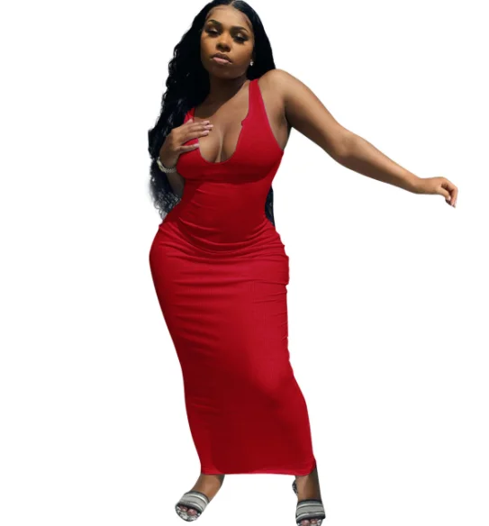 Hot Sale Summer Clothing V Neck Slim Figure One Piece Dress Casual Pencil Maxi Dresses For Women Drop Shipping Buy Summer Clothing Dresses V Neck Slim Figure One Piece Dress Casual Pencil Maxi Dresses For Women Product