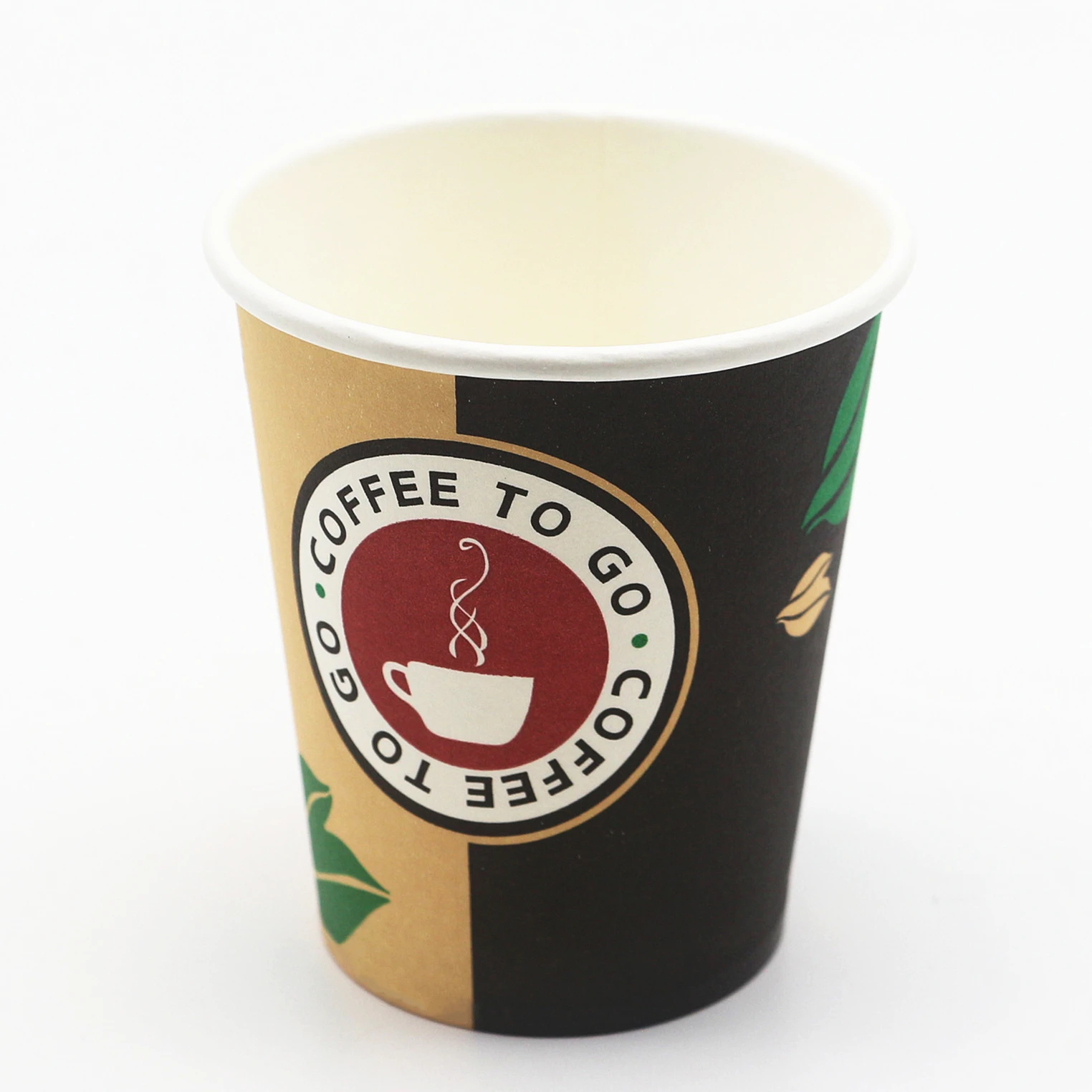 Custom Disposable Milktea Cups Logo Printed Disposable Paper Coffee ...