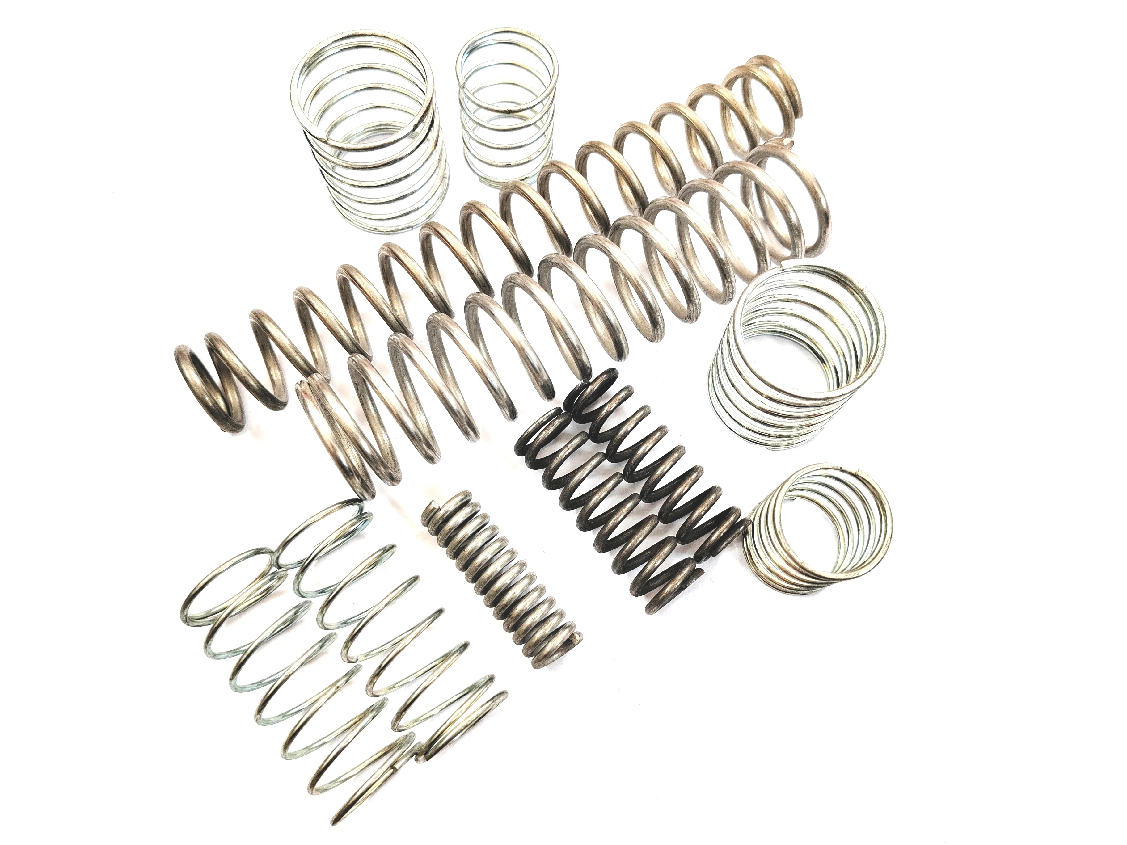 Sinuous Black Tricycle Spring Custom Spare Parts Coil Music Wire Stainless Steel Stretch Tension Spring Compression Spring