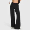 Wide Leg Pants-Black