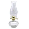 Trasparente di vetro decorativo della lampada di olio