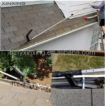 Xinxing Telescopic Roof Gutter Cleaning Pole with Spoon Scoop Tool High Reach Shovel Cleaner