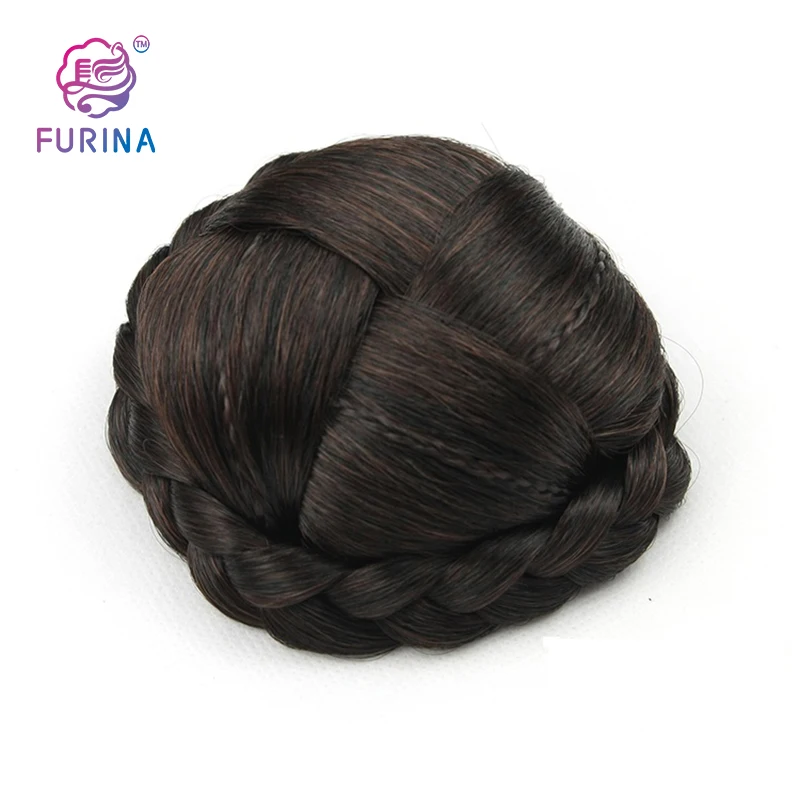 Cheap Manufacture Price Hair Buns Small Fashion Design Donut Bun for Bride Synthetic