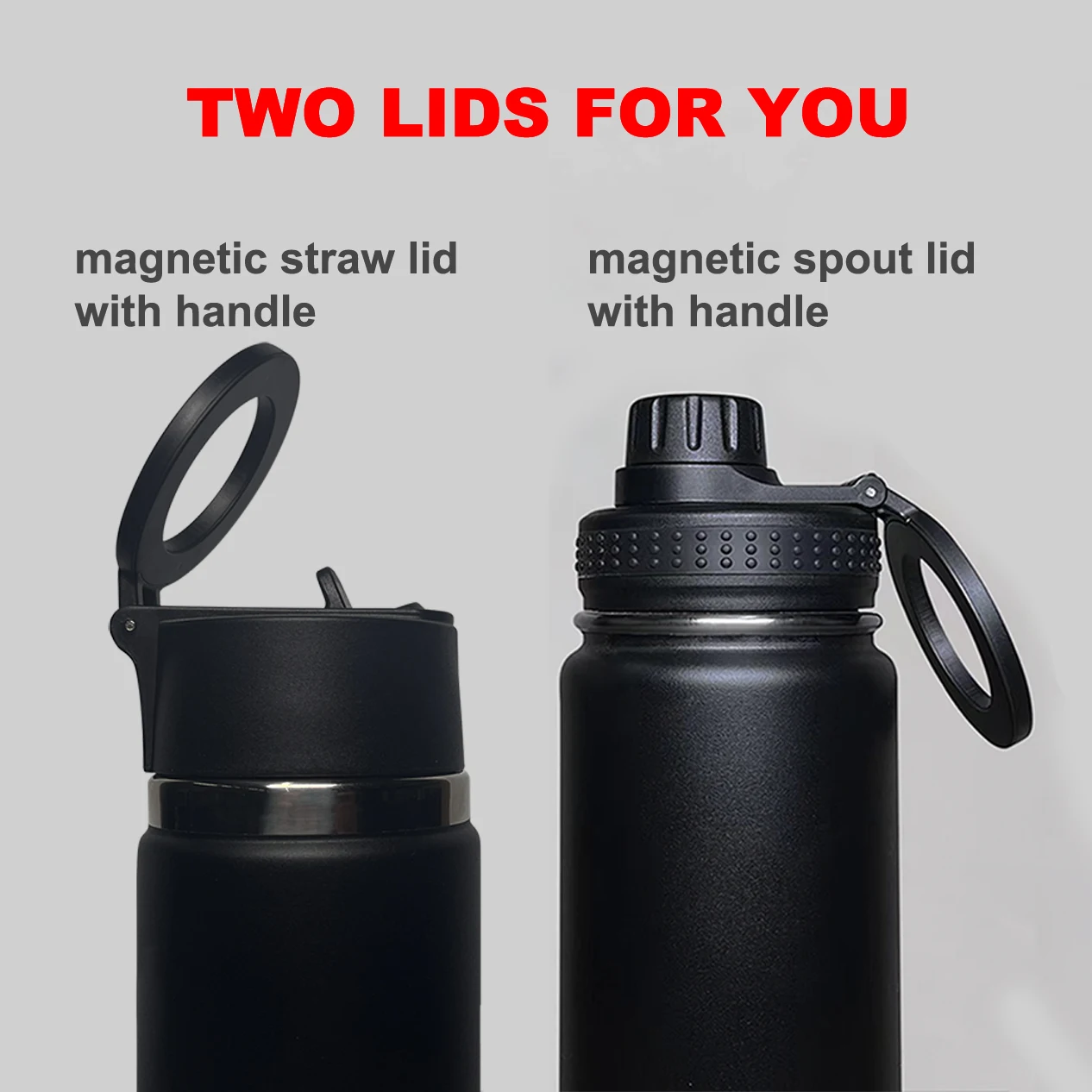 Thermos Flask Keep Water Cold and Hot Magnet Vacuum Jug - Main Image