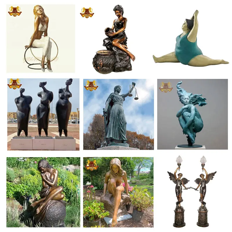 金属製女性像 約30cm 屋外装飾等身大女性像金属裸セクシー女性ブロンズ像| Alibaba.com