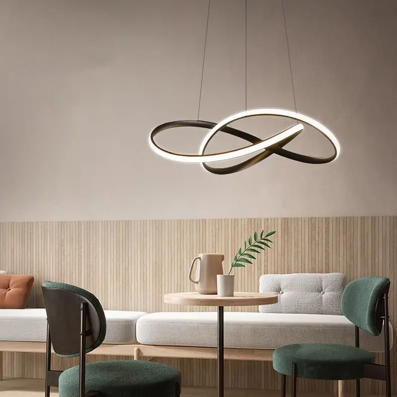 Круглые геометрические круглые силиконовые металлические дизайнерские люстры для кухни и столовой белого черного цвета роскошные в скандинавском стиле подвесной светильник