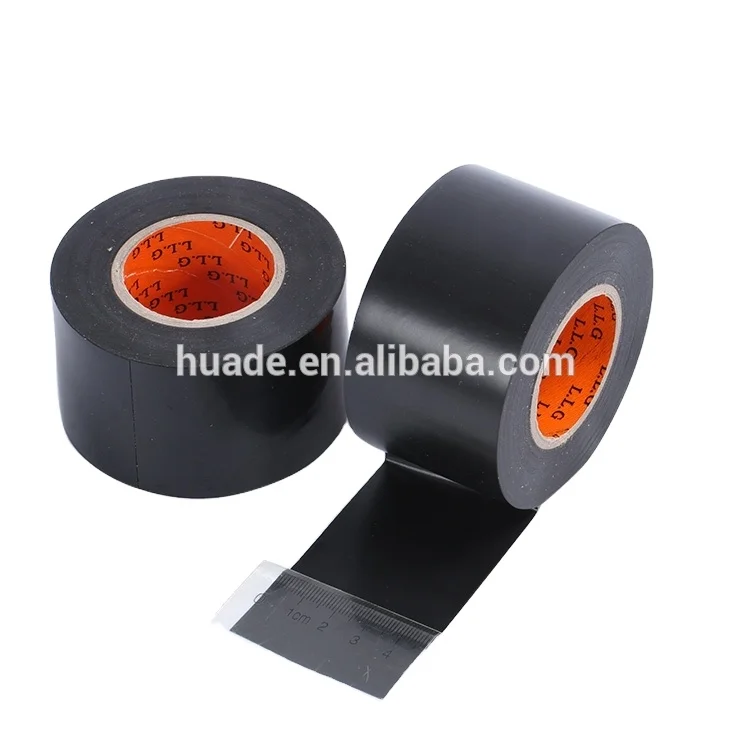 Hot Selling plastic black PVC pipe wrapping tape insulation tape for pipes