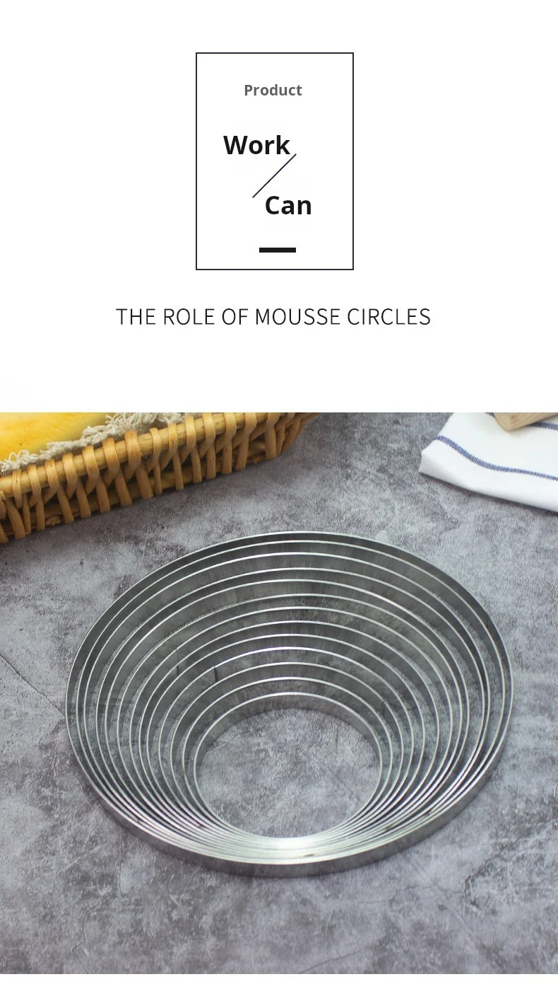 Stainless Steel Rice Cake Rings - Perfect for Baking