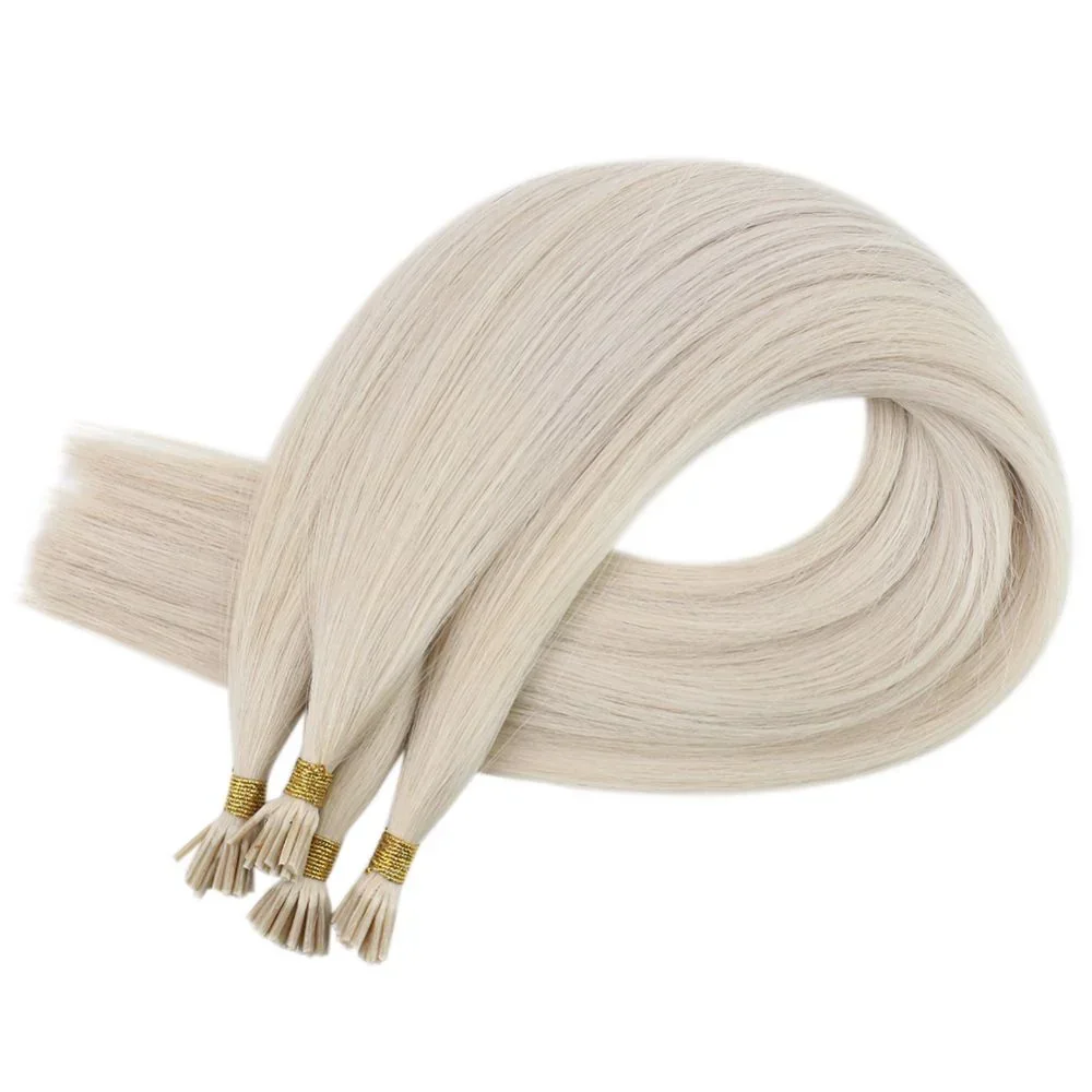 LaaVoo I Tip Remy Extension de cheveux humains 16-22 pouces Brésilien 80g Lisse Fusion à froid Stick Itip Hair_voghion.com