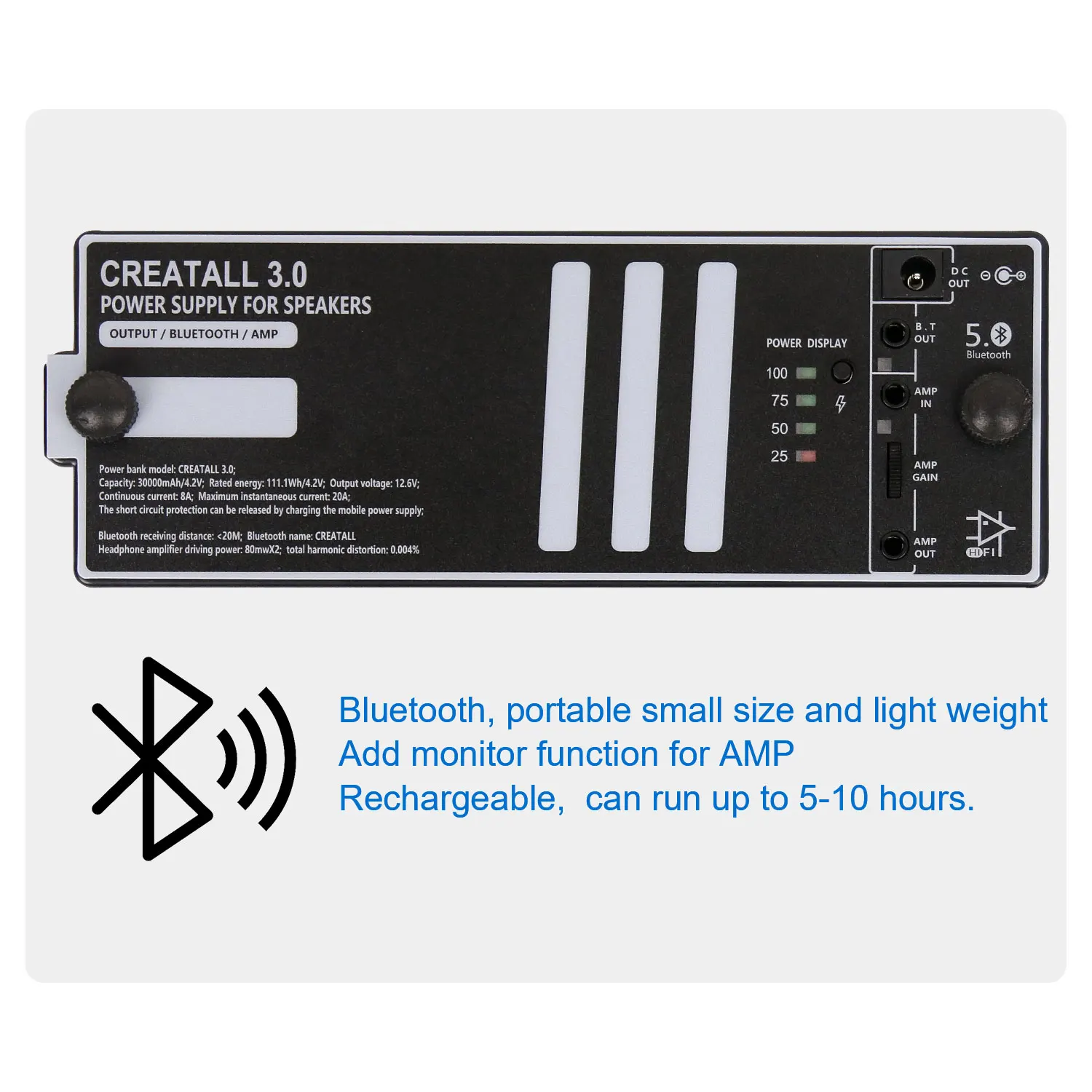 Storage Rechargeable Li Ion Lithium Battery Pack for Roland Cube Street EX Guitar Amplifier